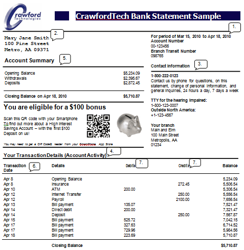 How To Read (and Understand) Your Bank Statement