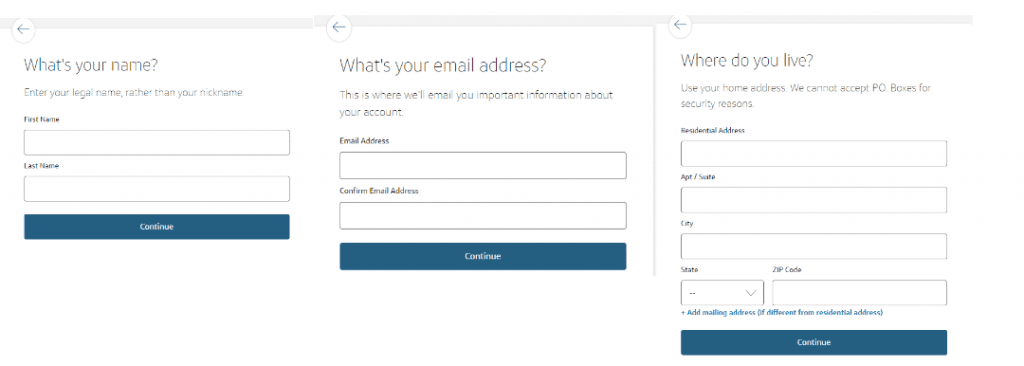 add personal details