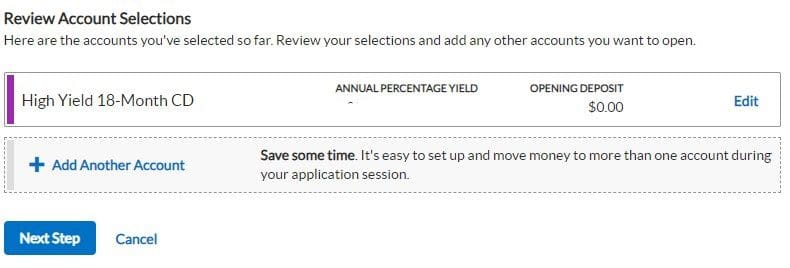 Ally CD account - laddering