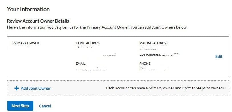 Ally CD review account add joint
