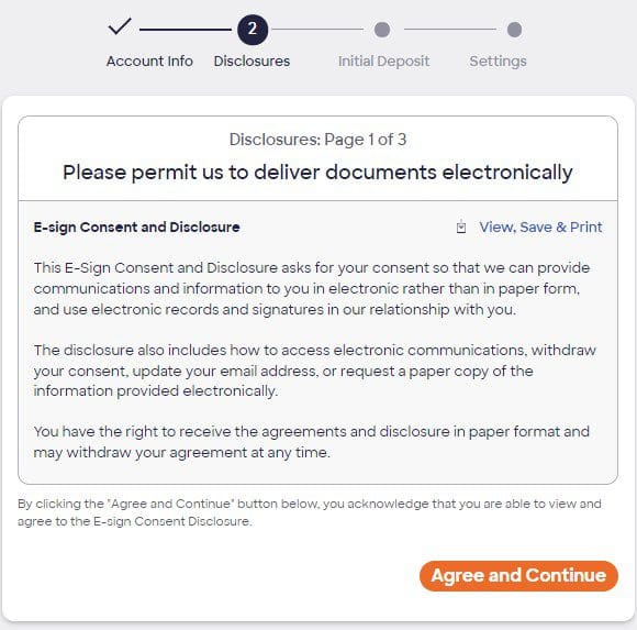 Discover CD E-sign Consent and Disclosure