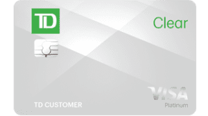 TD Clear Visa Platinum Credit Cards