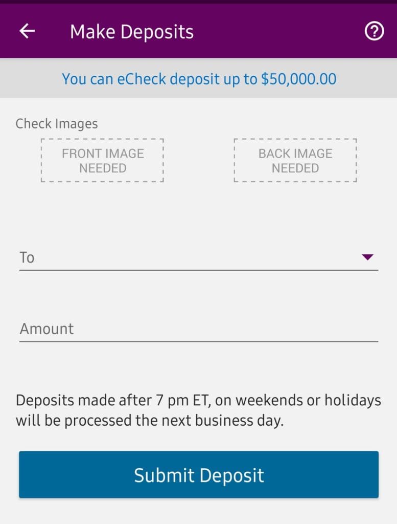 Ally bank check deposit mobile
