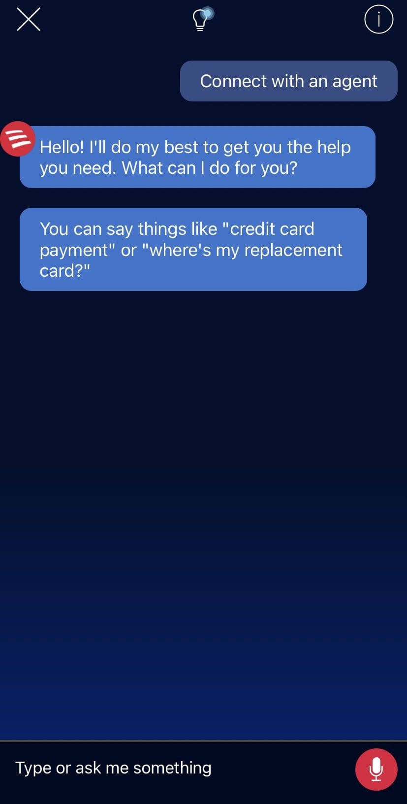 BofA Chatbot Support