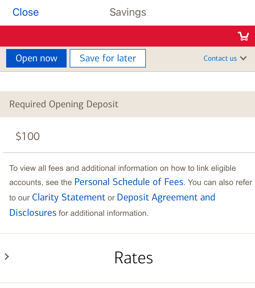 BofA see Savings Rates