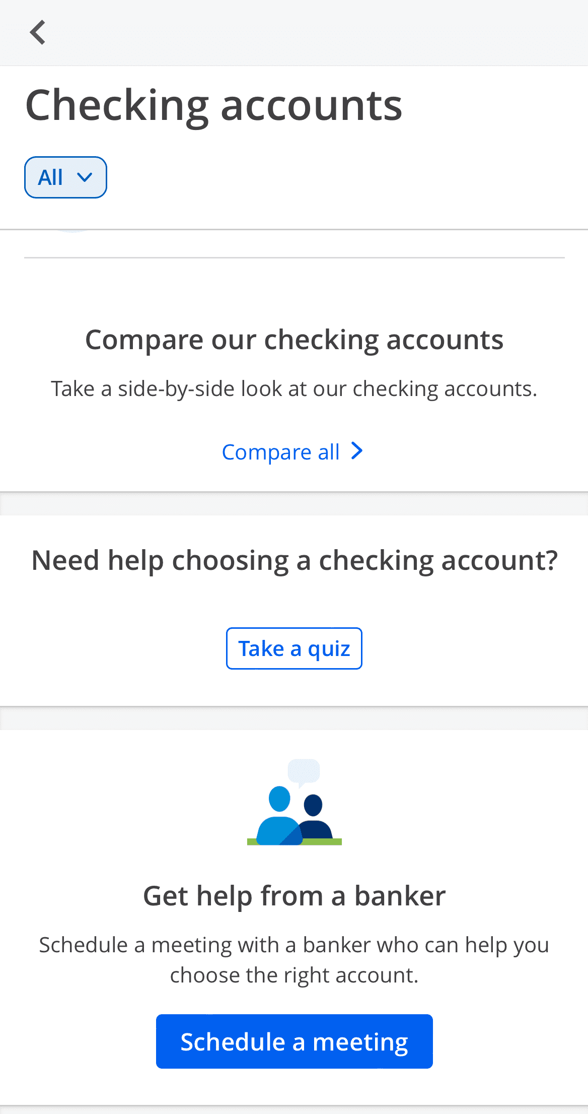 Chase choose checking account