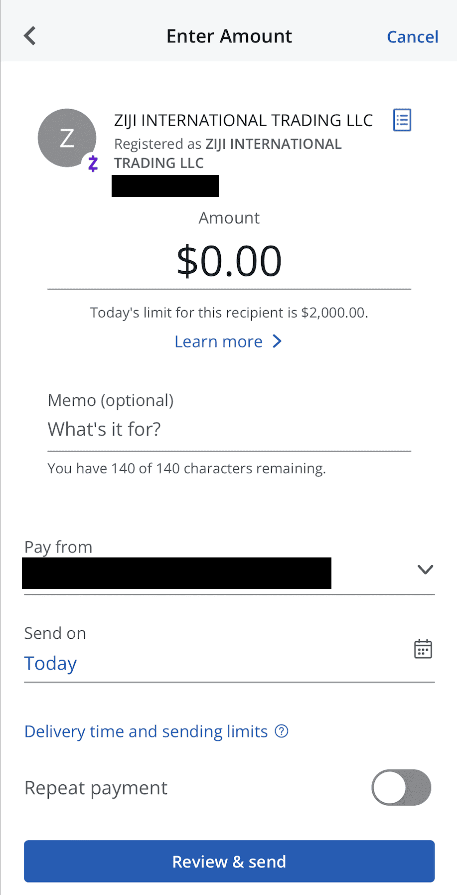 Chase send money with Zelle
