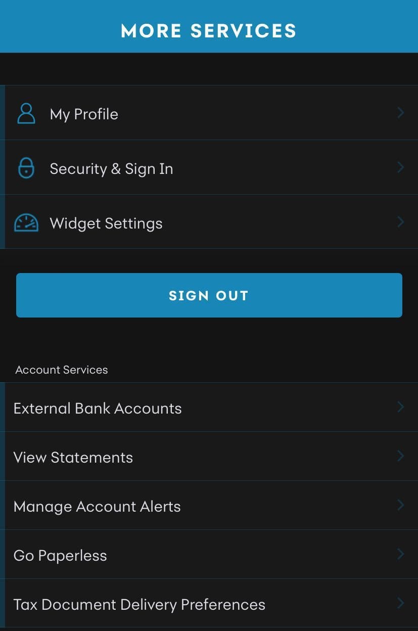Synchrony account services