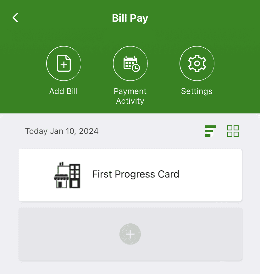TD bank Bill payment
