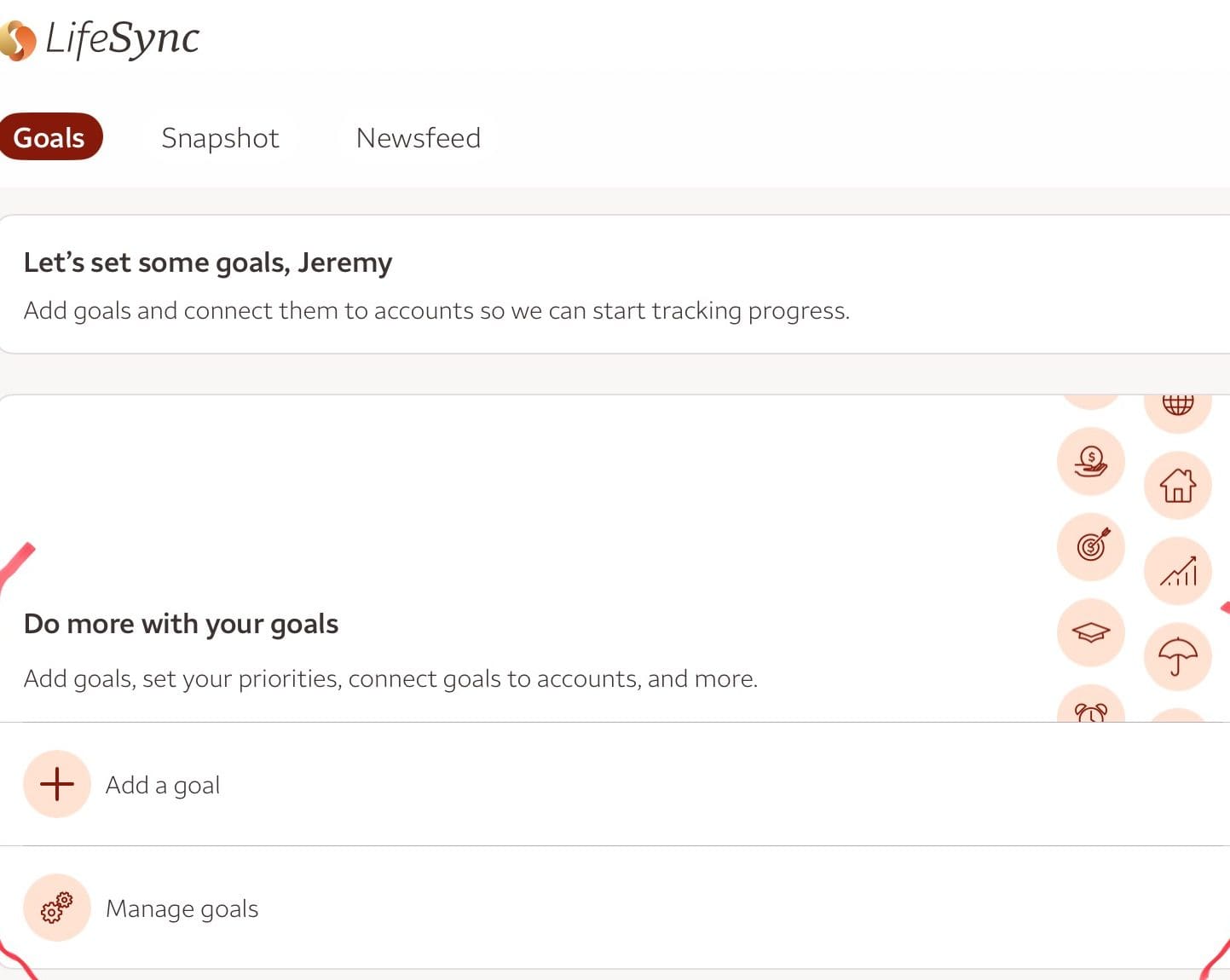 Wells Fargo Set A Savings goal